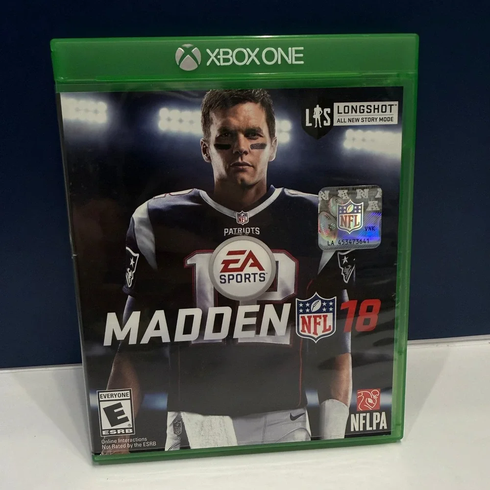 EA Sports Madden NFL 18 Xbox‎ One Standard Edition Tom Brady Cover Football